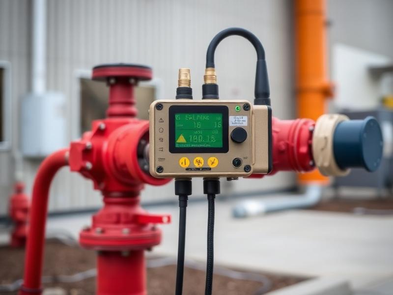 Digital leak noise correlator sensors attached to a commercial hydrant valve